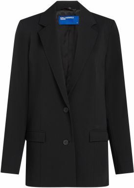 KARL LAGERFELD JEANS Blejzer  čierna / biela