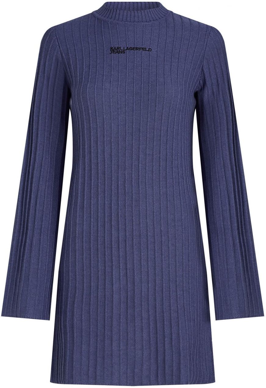 KARL LAGERFELD JEANS Pletené šaty  indigo