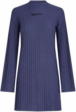 KARL LAGERFELD JEANS Pletené šaty  indigo