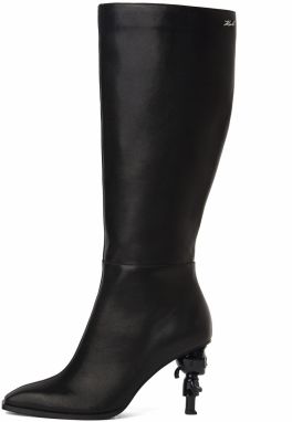 Karl Lagerfeld Čižmy 'Ikon'  čierna