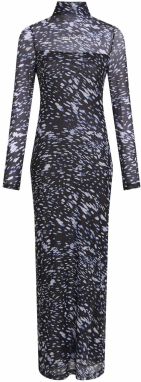 KARL LAGERFELD JEANS Šaty  zafírová / modrosivá / čierna