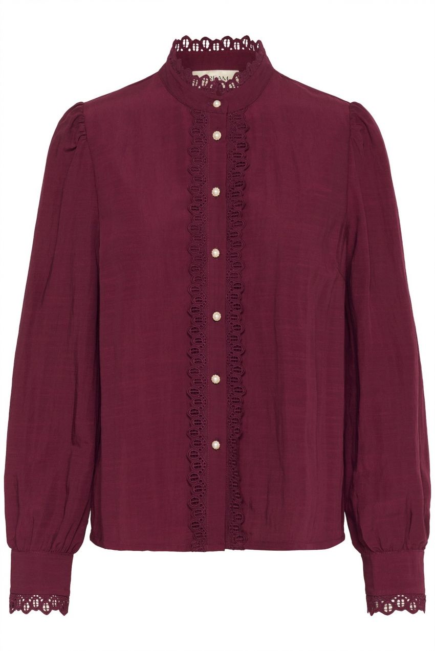 Cream Blúzka 'Pia'  bordová