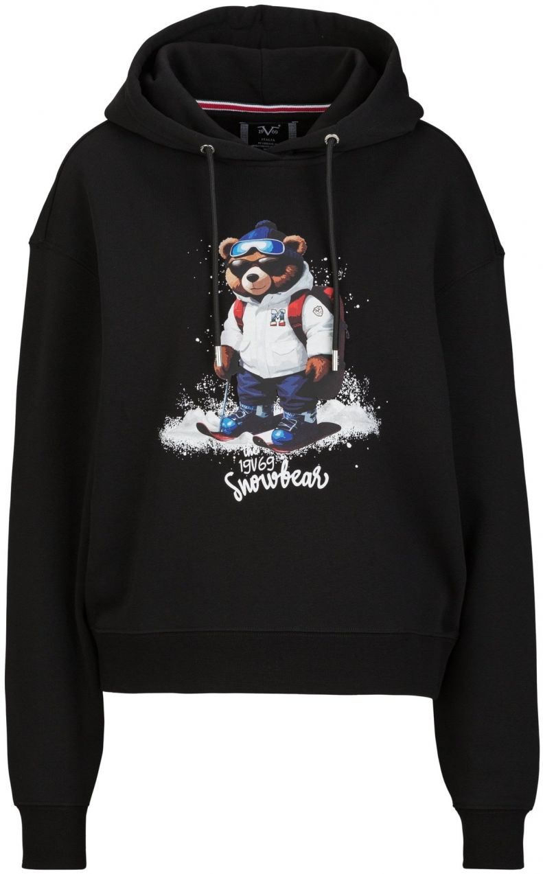 19V69 ITALIA Mikina 'Kara Wintergames'  modrá / čierna / biela