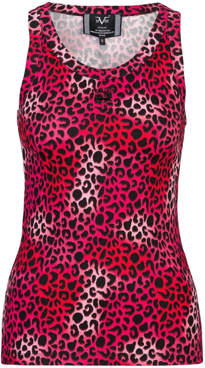 19V69 ITALIA Top 'Benice'  ružová / čierna