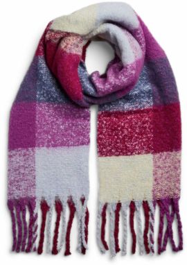 PIECES Šál 'PCMADA'  béžová / opálová / fialová / červená