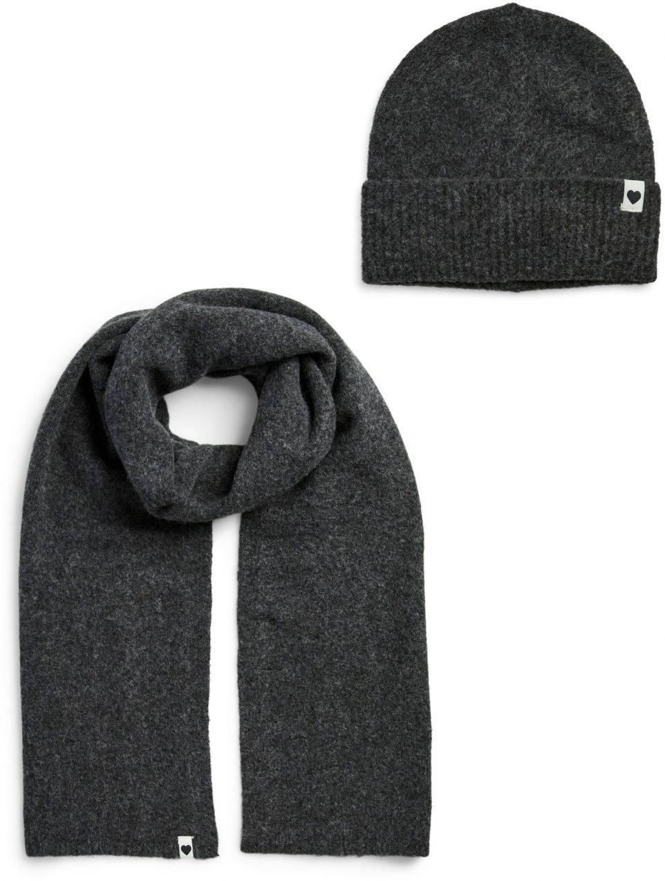 PIECES Čiapky 'PCRILLU'  tmavosivá