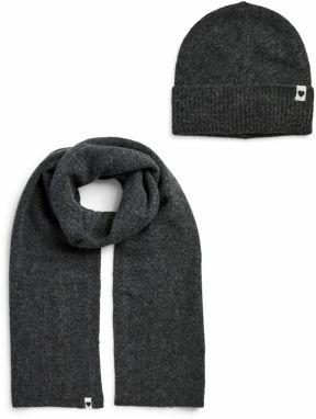 PIECES Čiapky 'PCRILLU'  tmavosivá