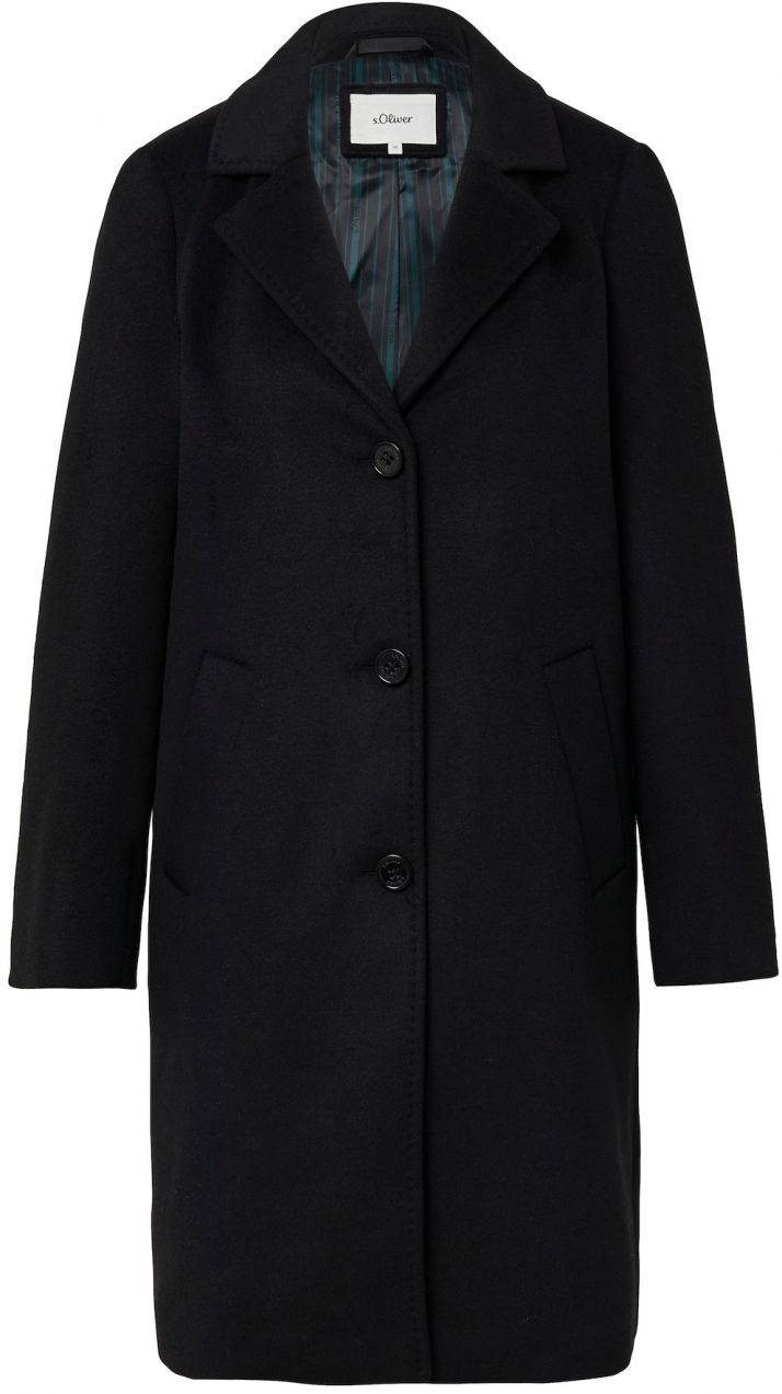 s.Oliver Prechodný kabát  čierna