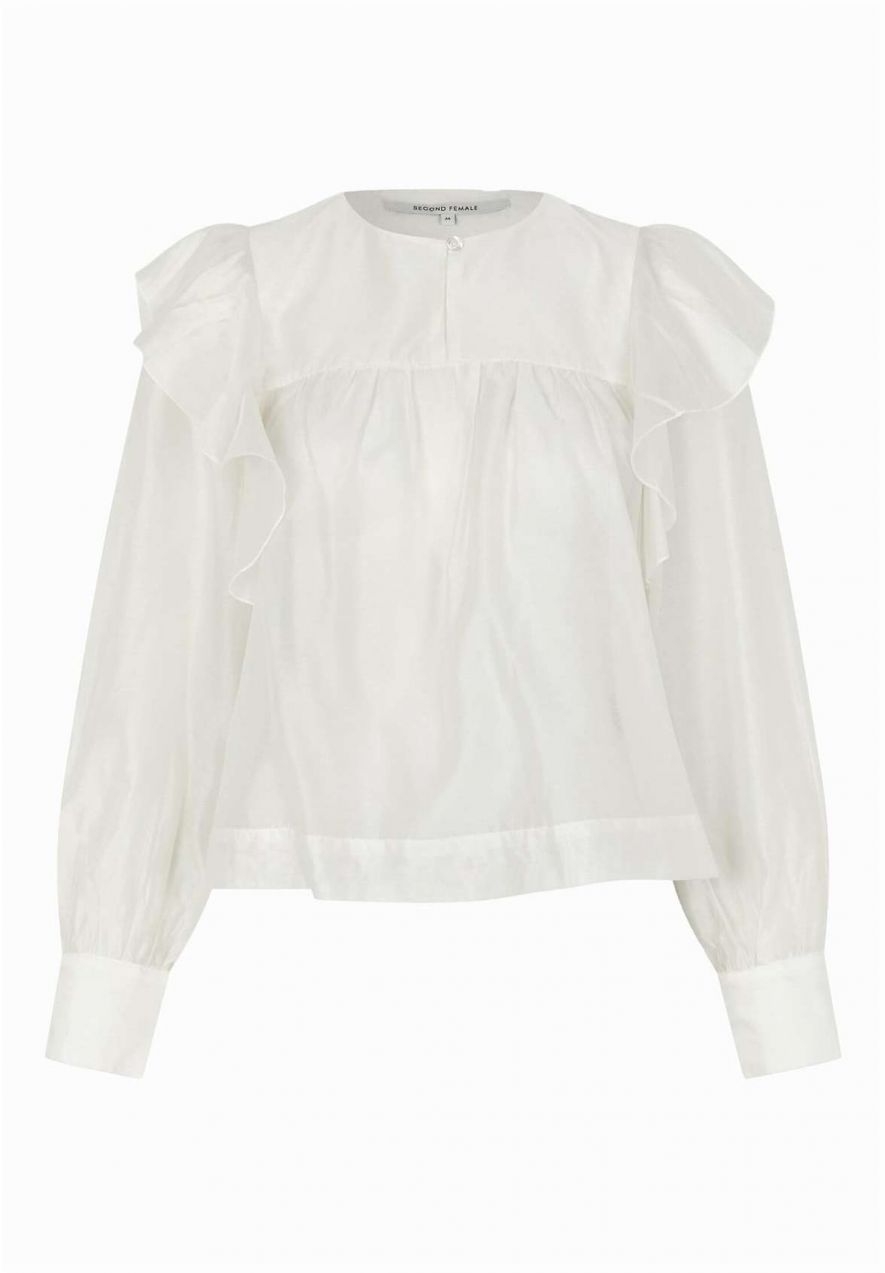 SECOND FEMALE Blúzka 'Dream Ruffle'  krémová