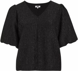 WE Fashion Blúzka  čierna