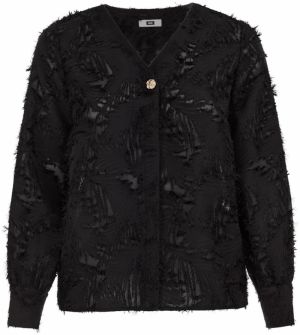 WE Fashion Blúzka  čierna