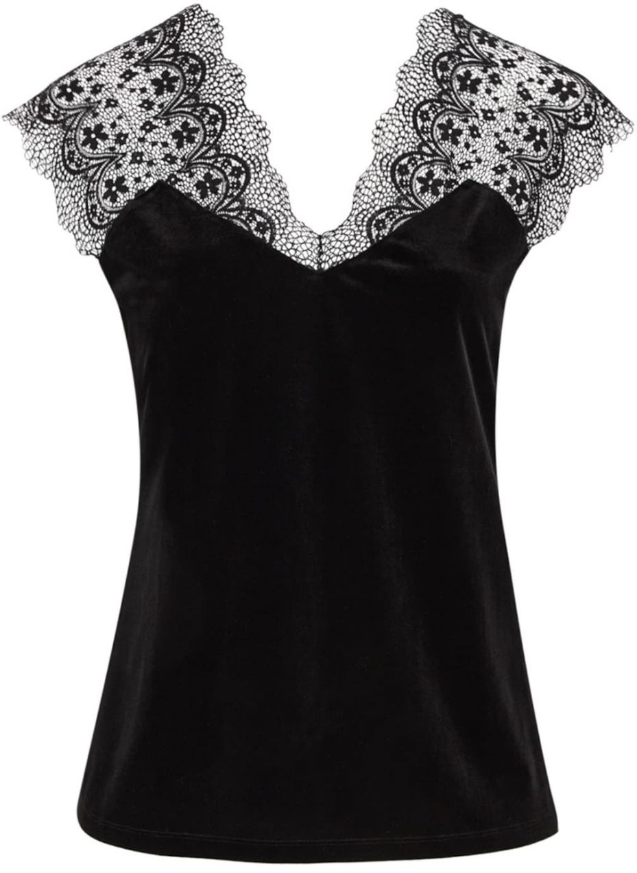 WE Fashion Tričko  čierna