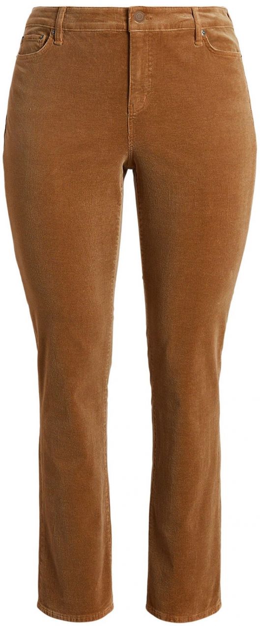Lauren Ralph Lauren Plus Nohavice  farba ťavej srsti