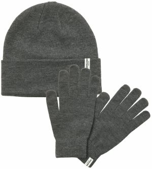 JACK & JONES Čiapky 'JACCOOPER'  tmavosivá