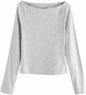 Next Tričko  sivá melírovaná