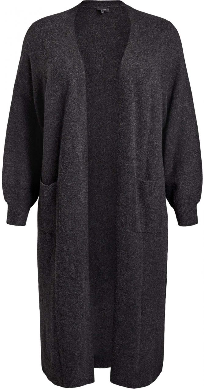 Zizzi Oversize kardigán 'CAVISTA'  tmavosivá