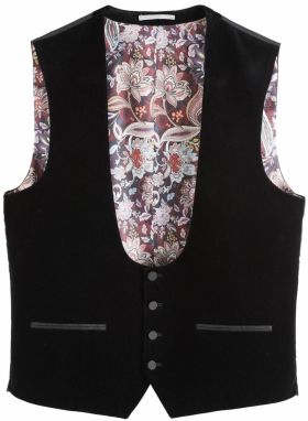 Next Vesta k obleku  tmavosivá / čierna