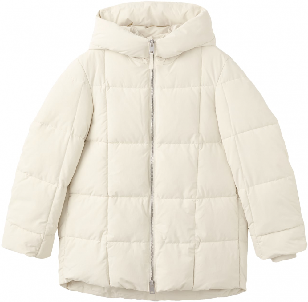 MANGO Zimná bunda 'Donatelo'  šedobiela