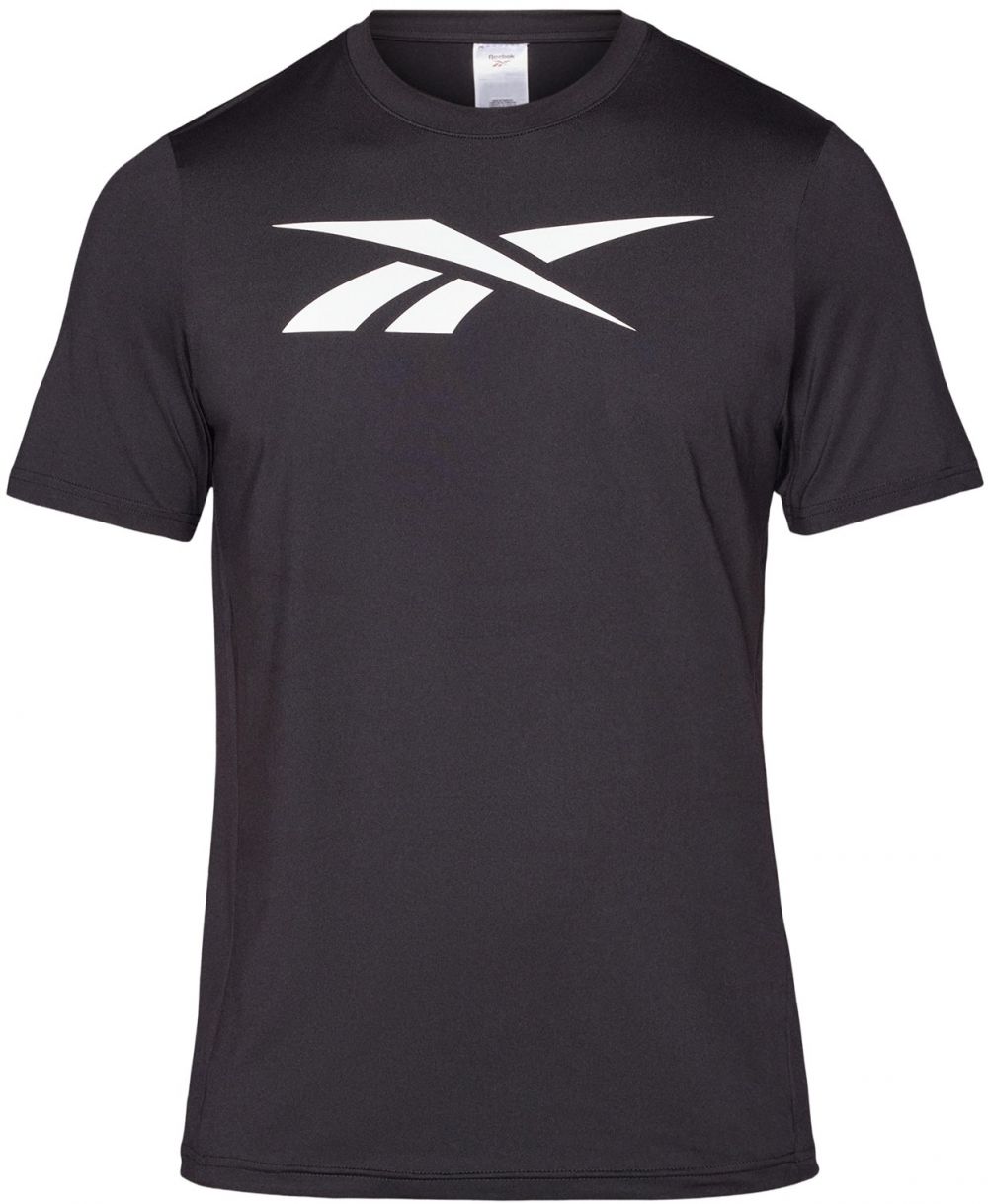 Reebok Funkčné tričko 'Jimmy Vector'  čierna / biela