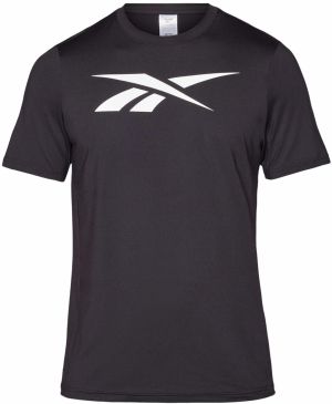 Reebok Funkčné tričko 'Jimmy Vector'  čierna / biela