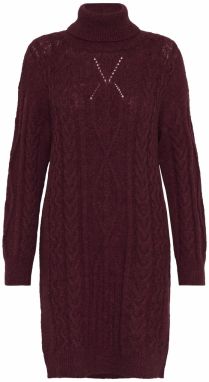Cream Pletené šaty 'Skie'  bordová