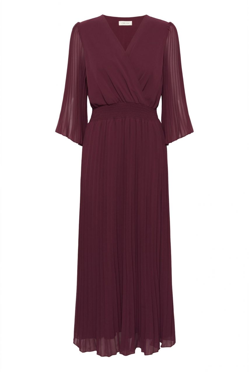 Cream Večerné šaty 'Aluna'  farba lesného ovocia