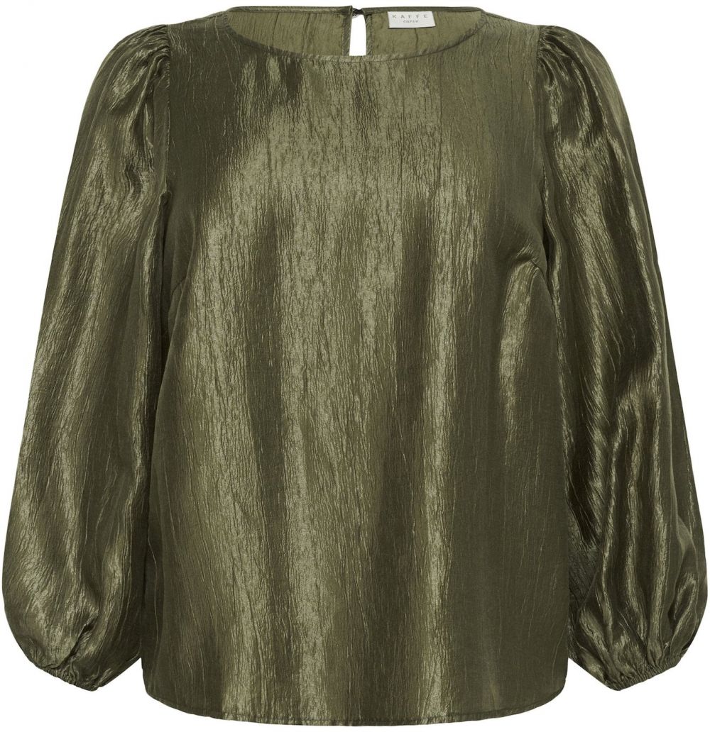 KAFFE CURVE Blúzka 'KCRizza'  olivová
