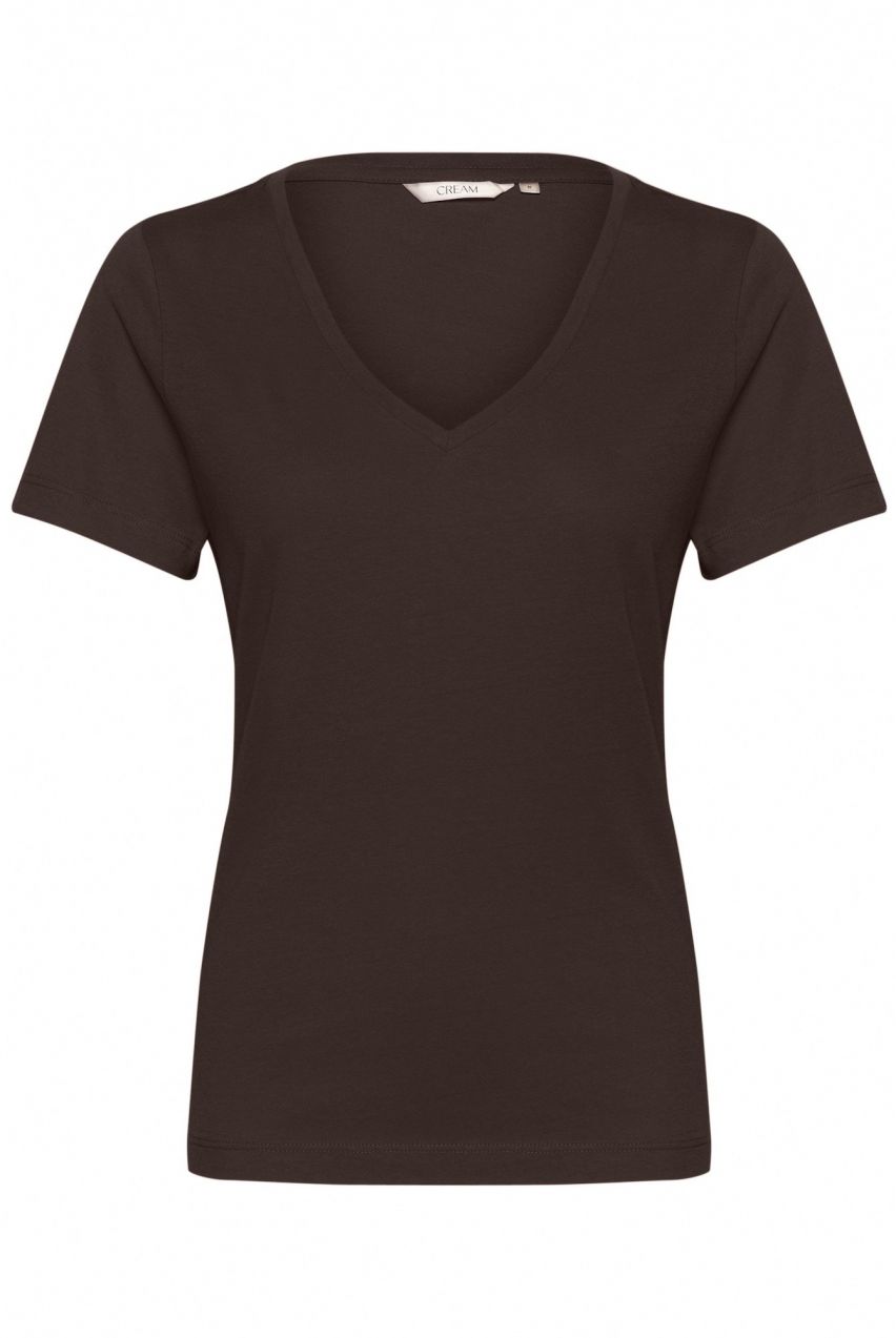 Cream Tričko 'Naia'  čokoládová