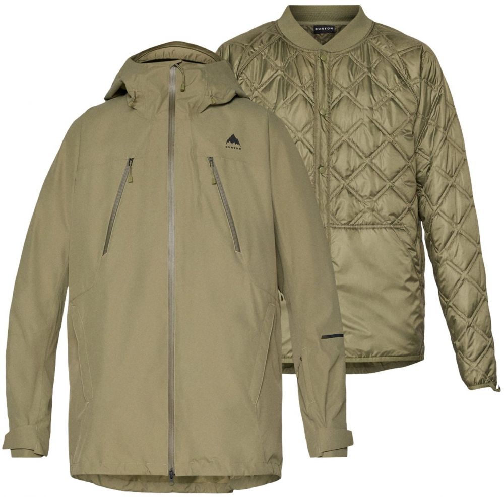 BURTON Outdoorová bunda  kaki