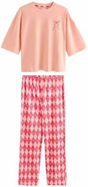 Next Pyžamo  broskyňová / ružová / svetloružová