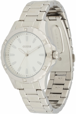 GUESS Analógové hodinky 'Mist'  strieborná