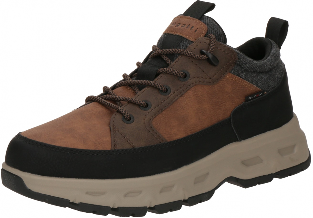 bugatti Šnurovacie čižmy  námornícka modrá / hrdzavohnedá / mokka / čierna