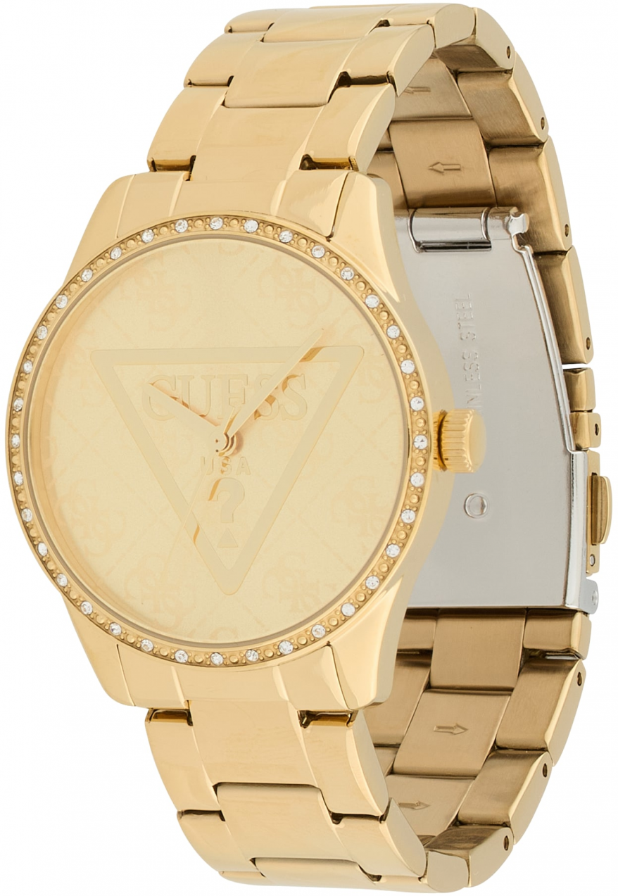 GUESS Analógové hodinky 'Roxy'  zlatá