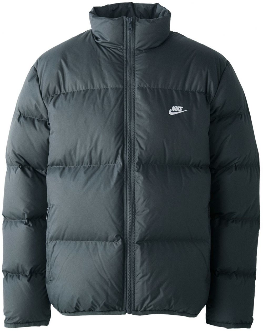 Nike Sportswear Zimná bunda 'CLUB'  grafitová / biela