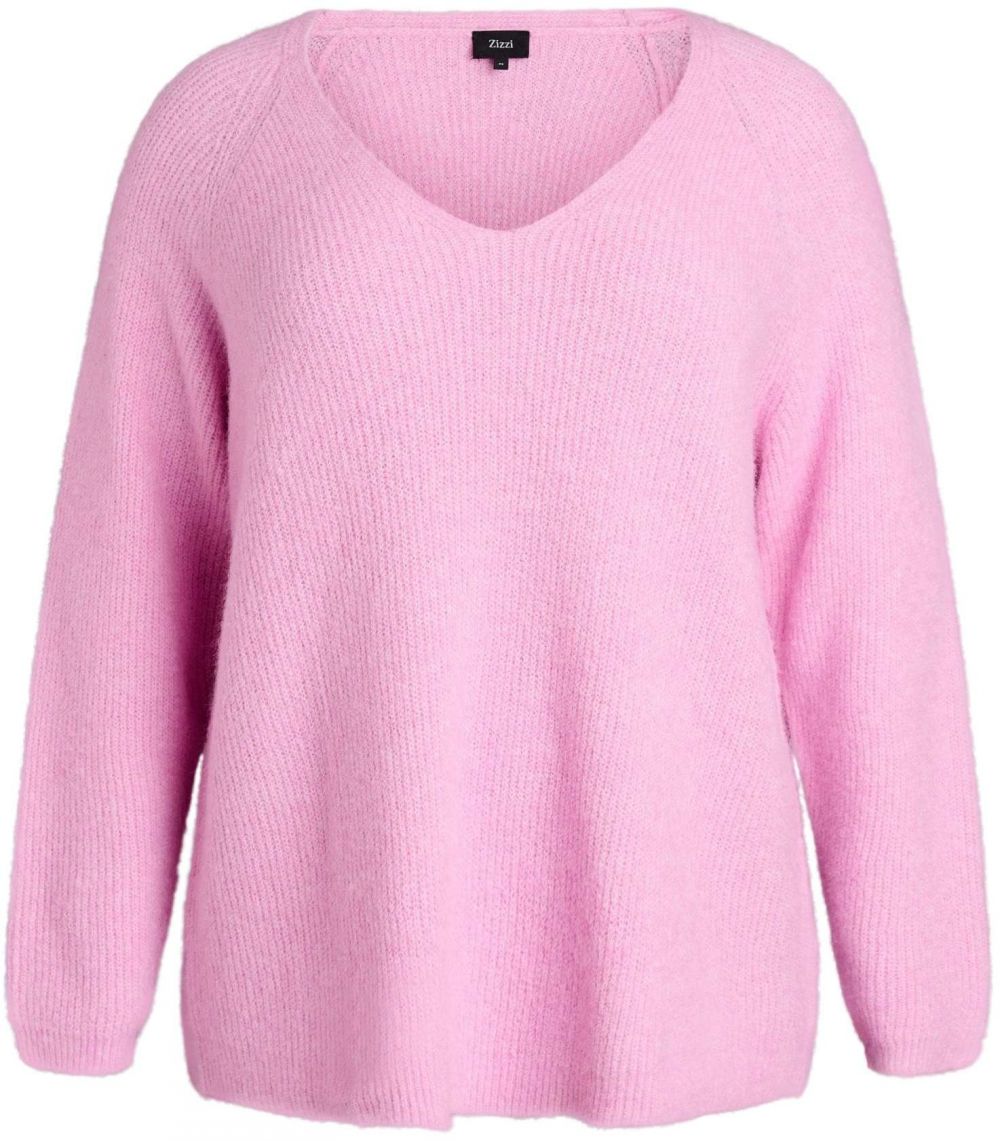 Zizzi Sveter 'Cavilma'  ružová
