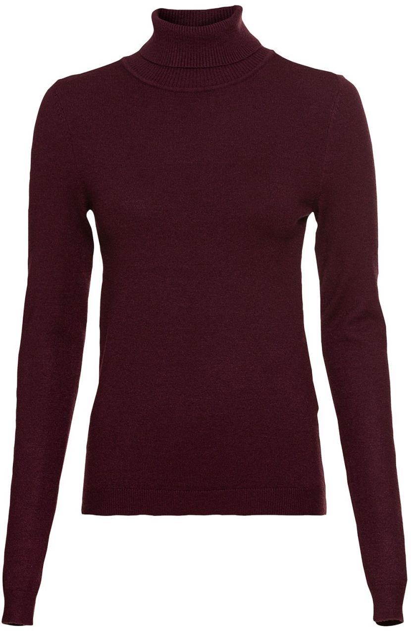 Vero Moda Tall Sveter 'VMHAPPINESS'  vínovo červená