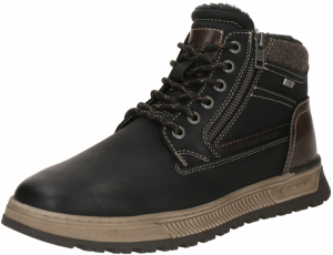 TOM TAILOR Nízke čižmy  hnedá / čierna