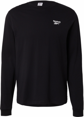 Reebok Funkčné tričko  čierna / biela