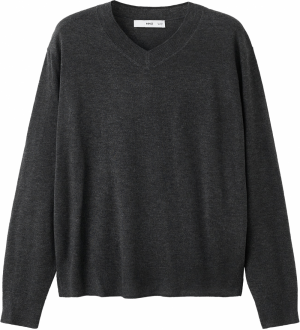 MANGO Sveter 'MILO'  antracitová