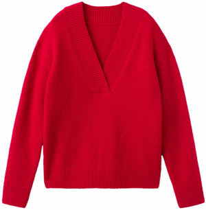 MANGO Sveter 'TOMATOE'  červená