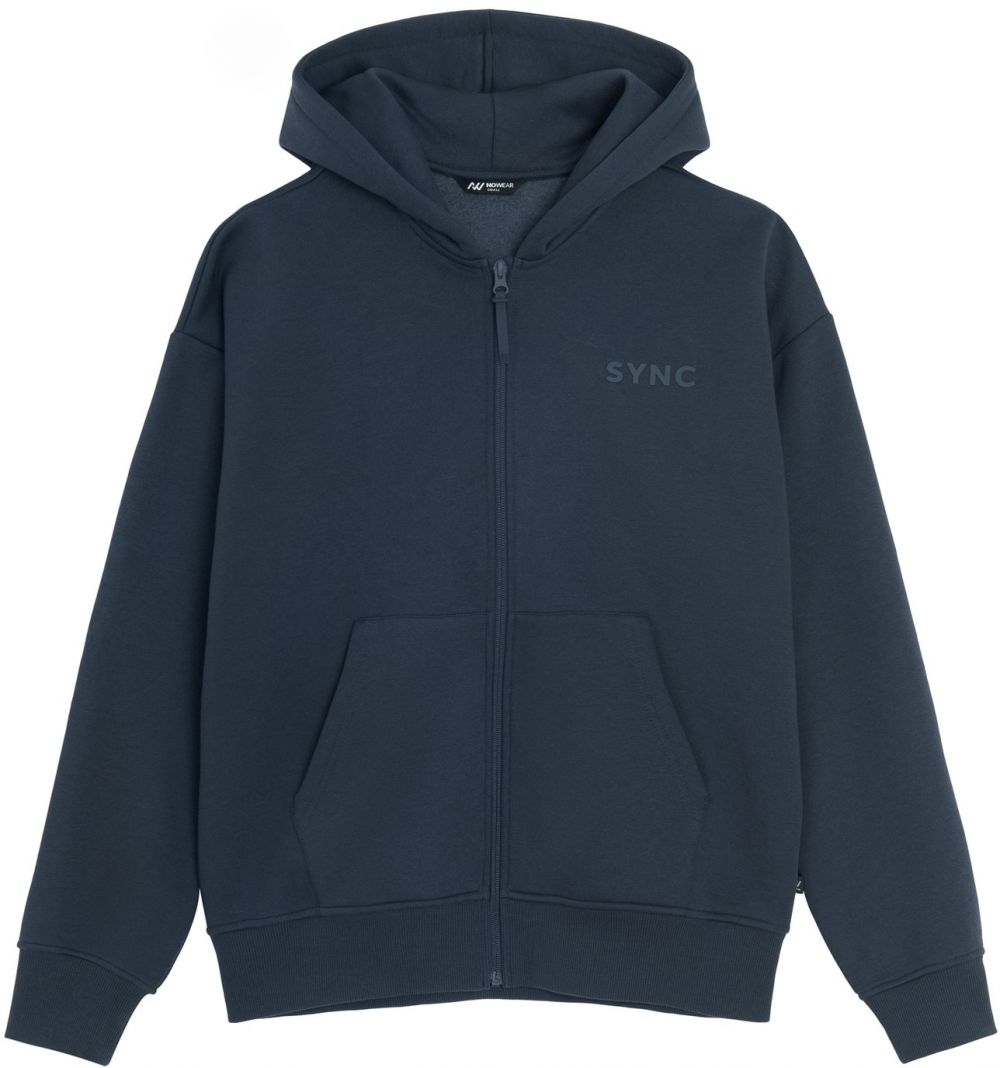 NoWear Tepláková bunda  námornícka modrá