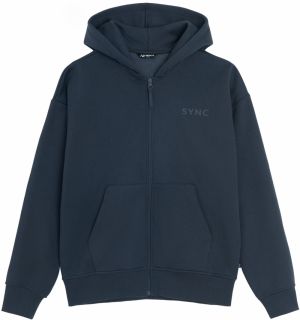 NoWear Tepláková bunda  námornícka modrá