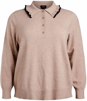 Zizzi Sveter 'MELLA'  tmavošedá