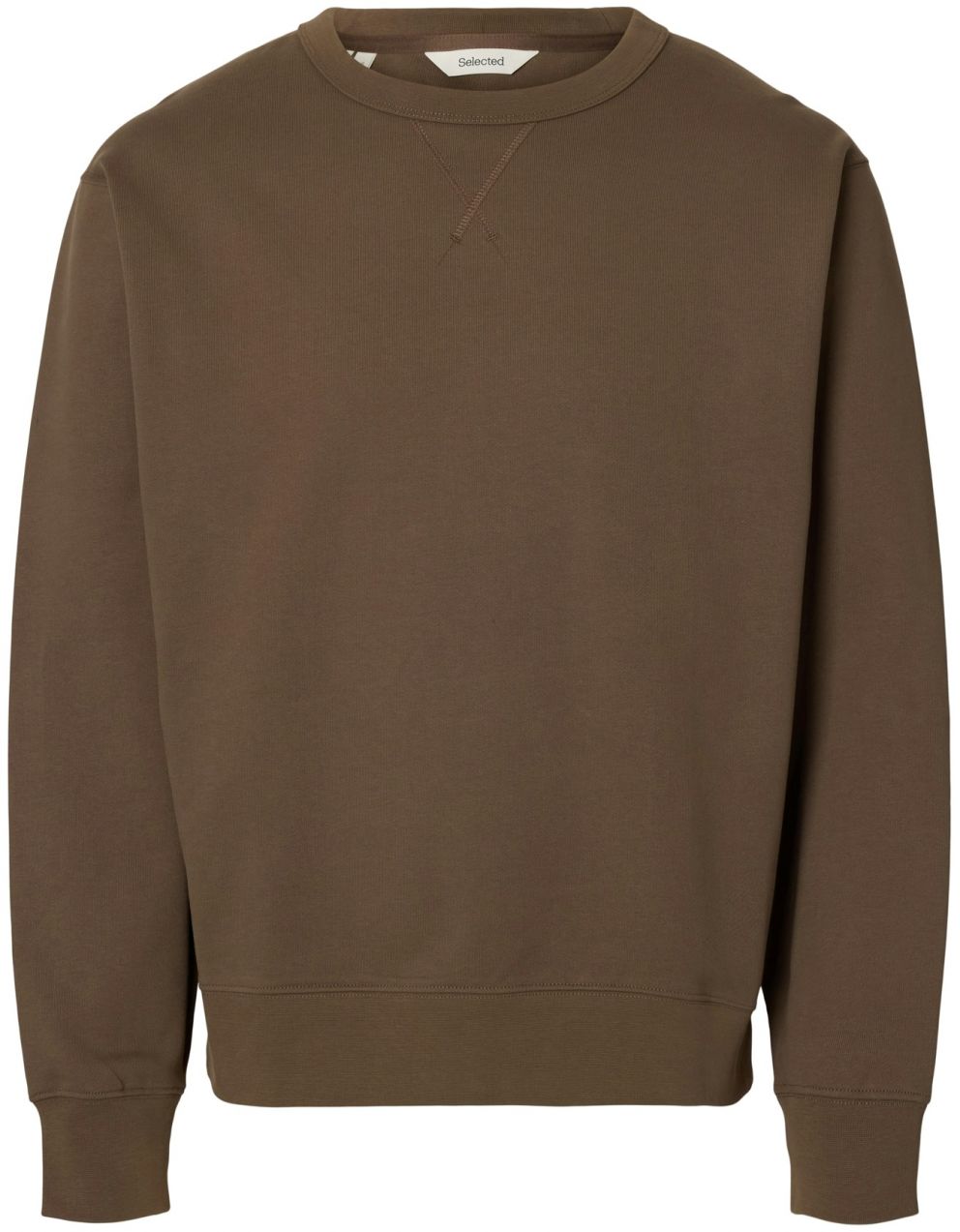 SELECTED Mikina 'SLHLUKE'  čokoládová