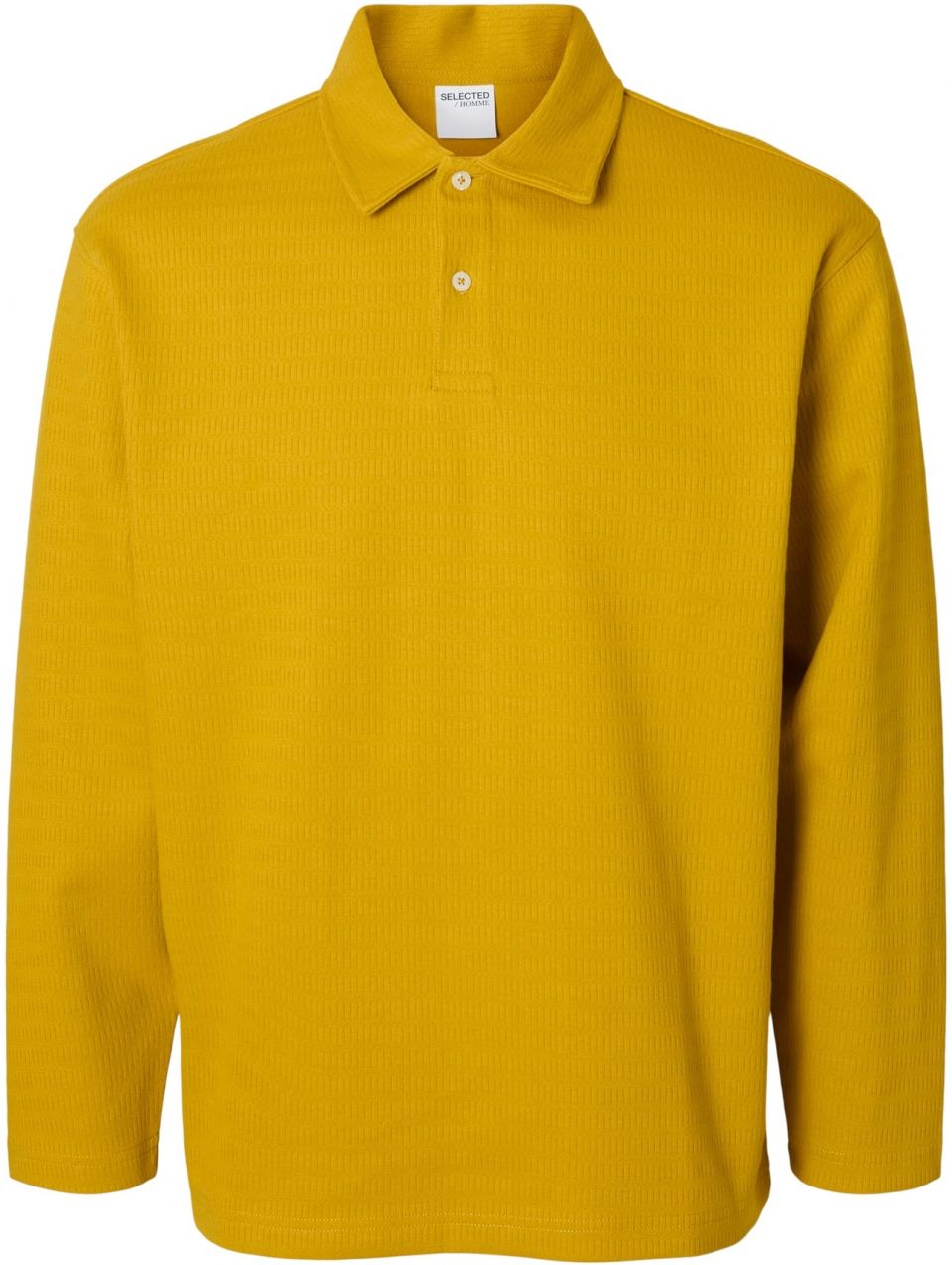 SELECTED Tričko 'SLHHENRY'  zlatá žltá