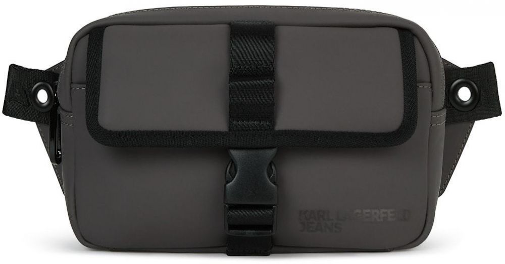 KARL LAGERFELD JEANS Ľadvinka 'Coated'  tmavosivá