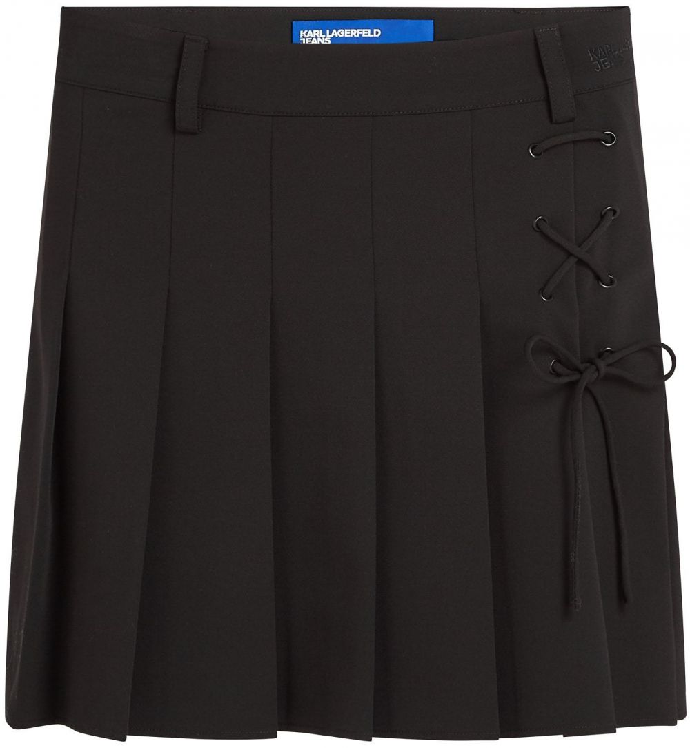 KARL LAGERFELD JEANS Sukňa  čierna