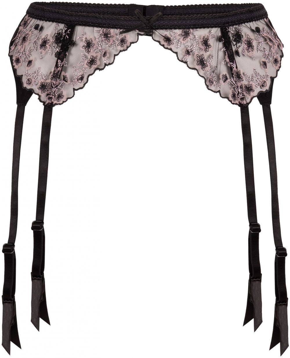 Hunkemöller Podväzky 'Chloe'  orgovánová / čierna