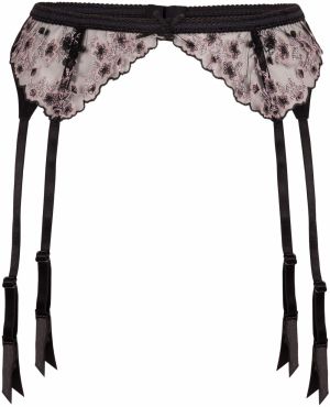 Hunkemöller Podväzky 'Chloe'  orgovánová / čierna