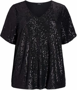 Zizzi Blúzka 'Mlina'  čierna